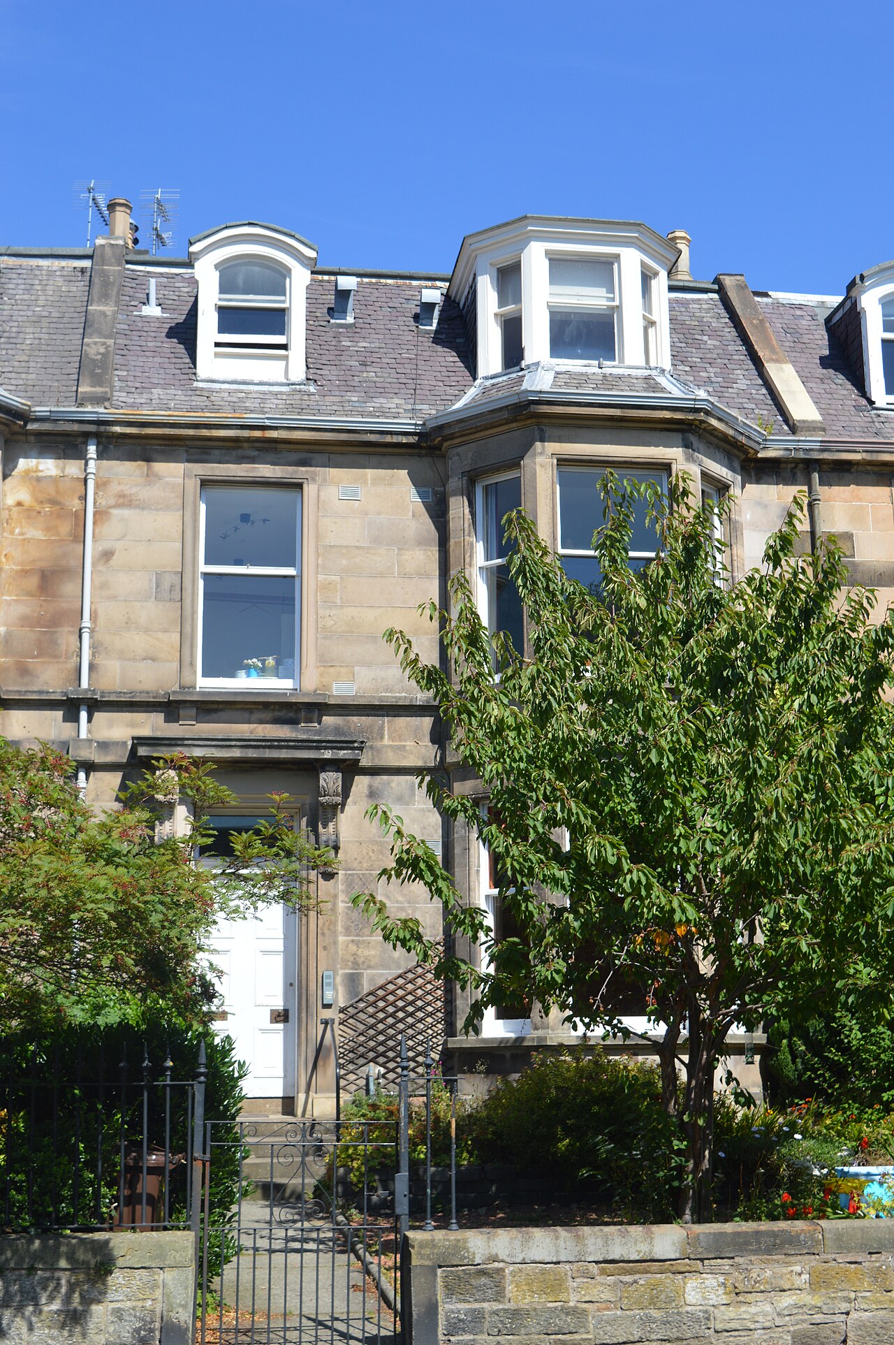 Residential houses on Grange Terrace in Edinburgh