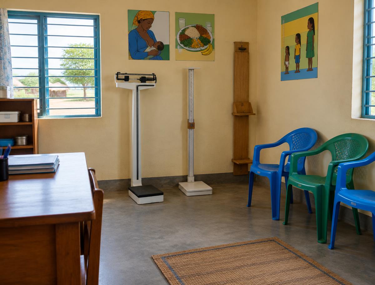 Illustrative image of an empty nutrition clinic