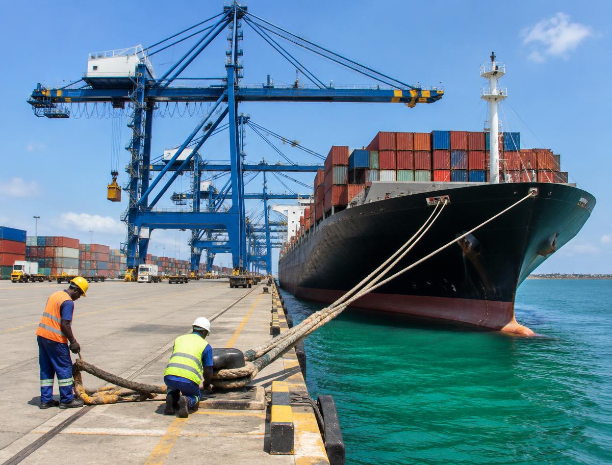 Illustrative global freight and energy scene